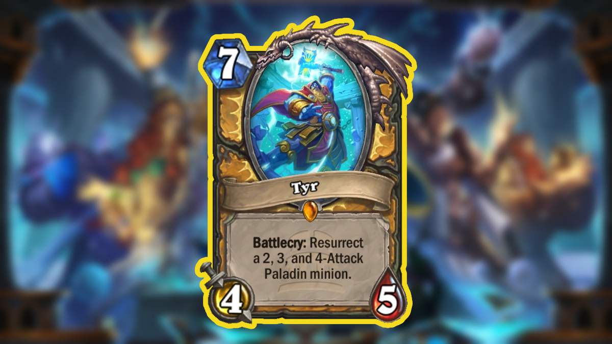 Лучшие карты для создания из Hearthstone's Titans Expansion Tyr