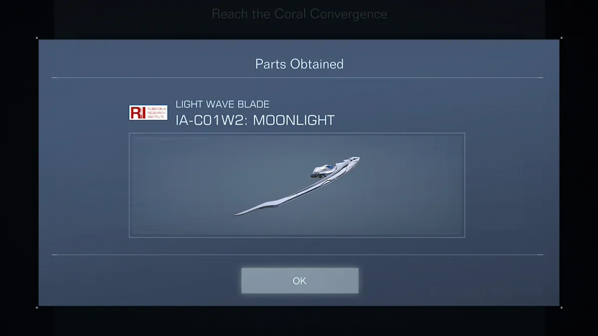 Armored Core 6 Moonlight Sword