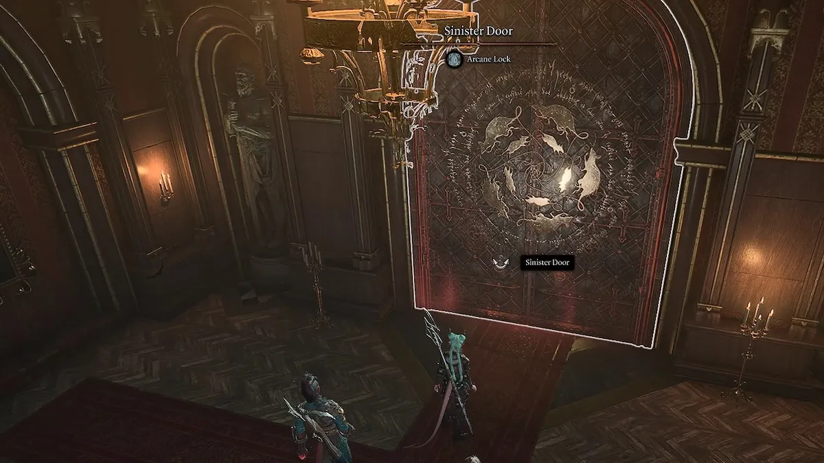 Baldurs Gate 3 How To Unlock The Sinister Door In Cazadors Palace