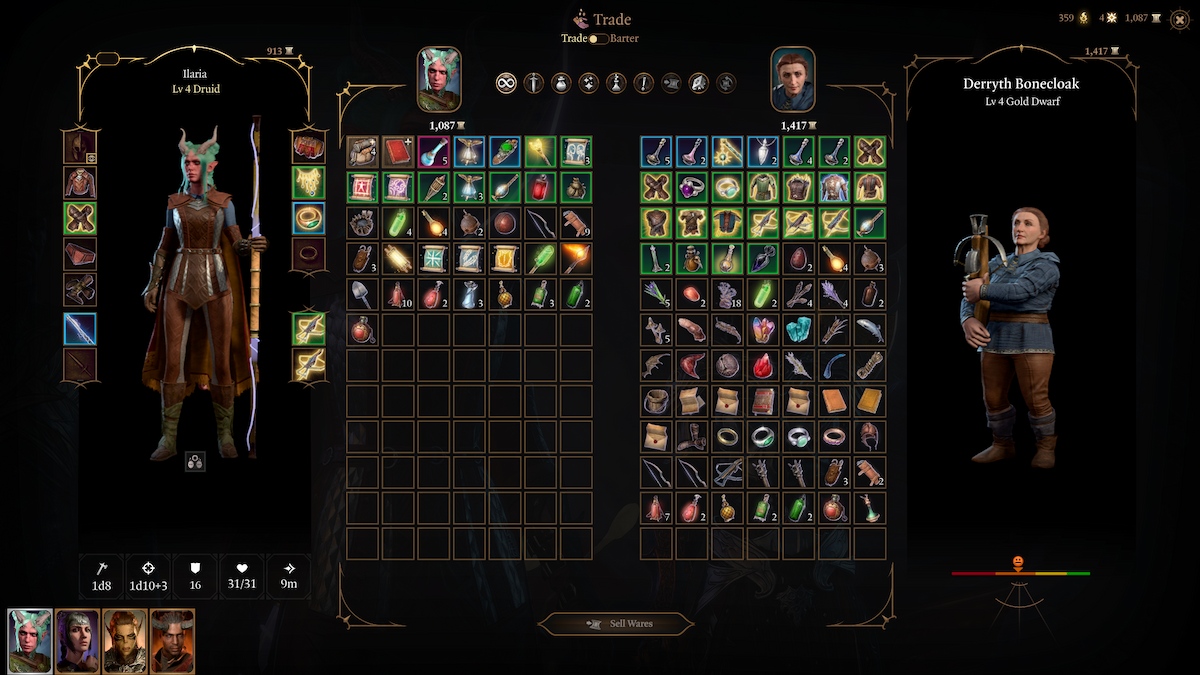 Baldur's Gate 3 Trade vs Barter, explained