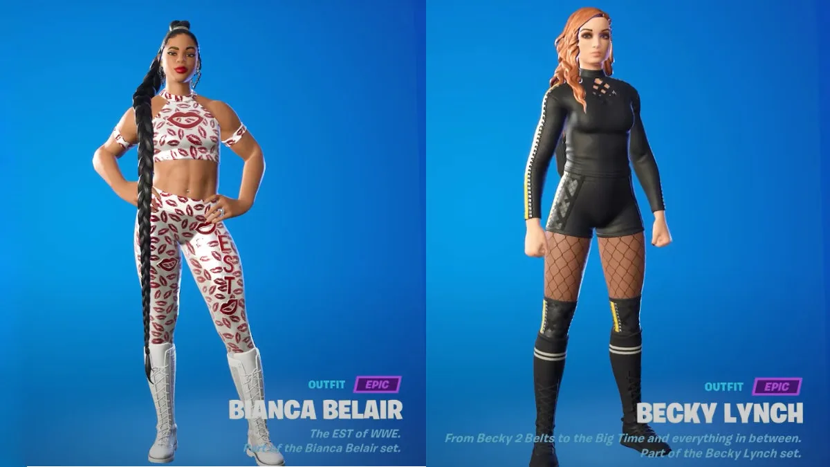 Fortnite on X: Suit up with Becky Lynch! The outfit comes around. Buy it  in the Shop now!  / X