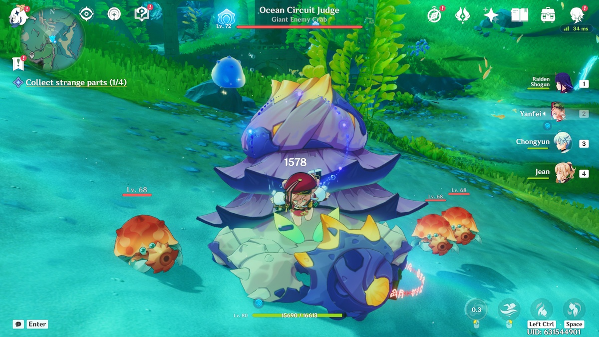 How To Beat Ocean Circuit Judge In Genshin Impact