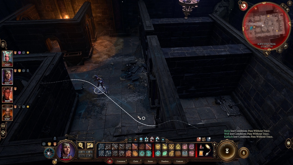How to pass the Soft-Step Trial in Baldur's Gate 3