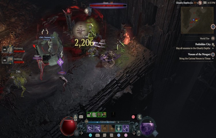 Diablo 4: список уровней кошмарного подземелья второго сезона