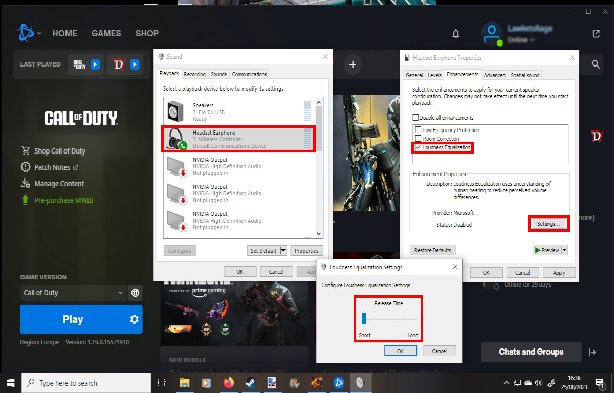 Best audio settings for MW2 Season 5