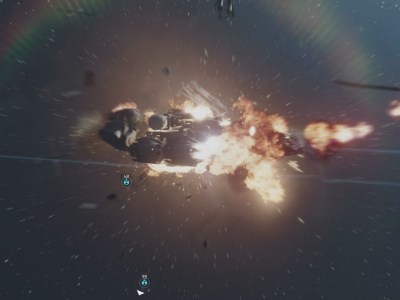 Starfield Crash And Burn In Vast Emptiness Of Space