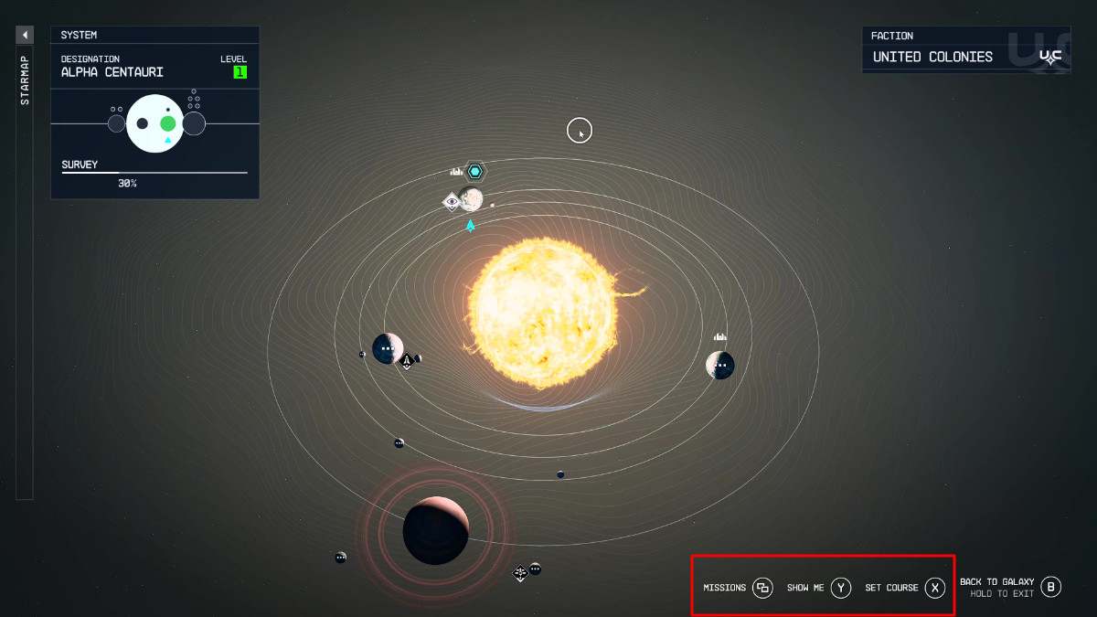 Starfield How To Fast Travel Planets Locations Missions Use