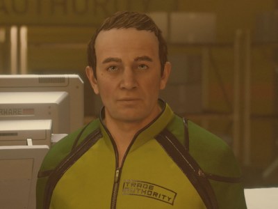 Starfield Trade Authority Manager Closeup