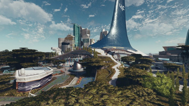 New Atlantis City in Starfield
