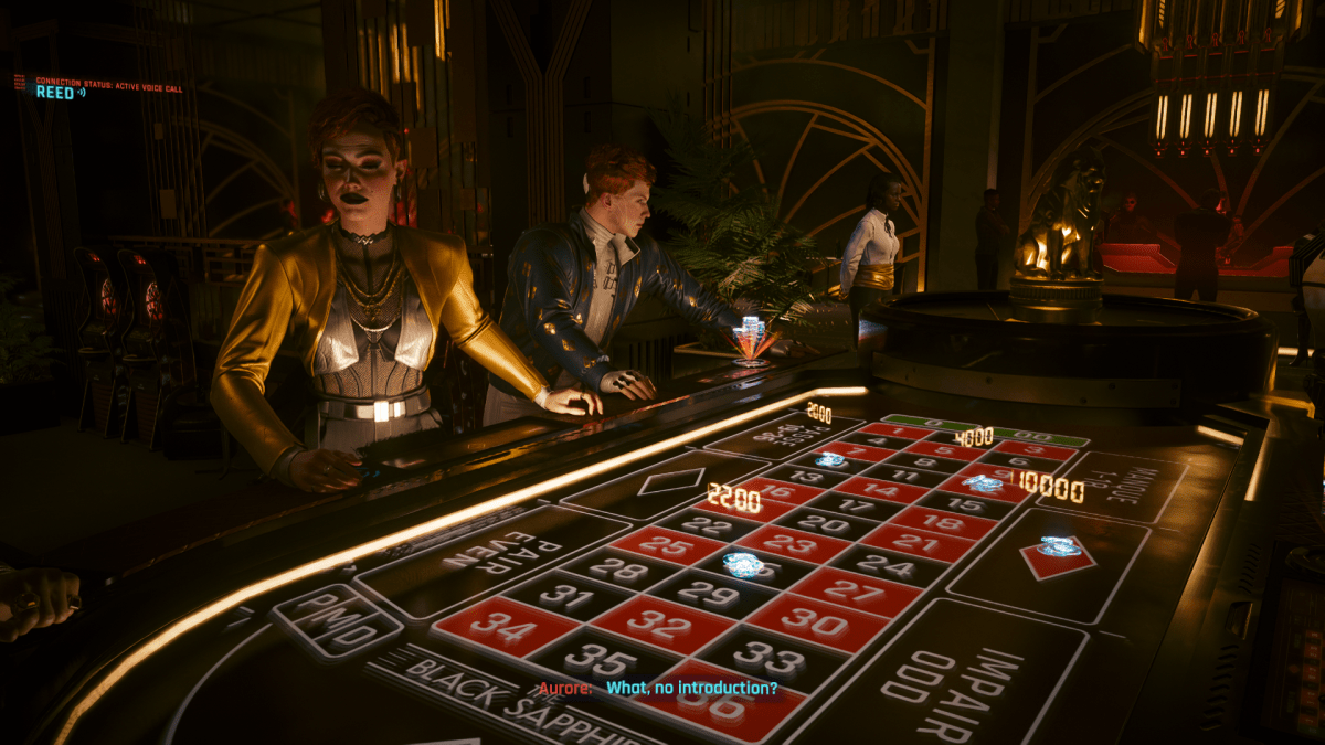 What order to bet in roulette in Cyberpunk 2077 Phantom Liberty