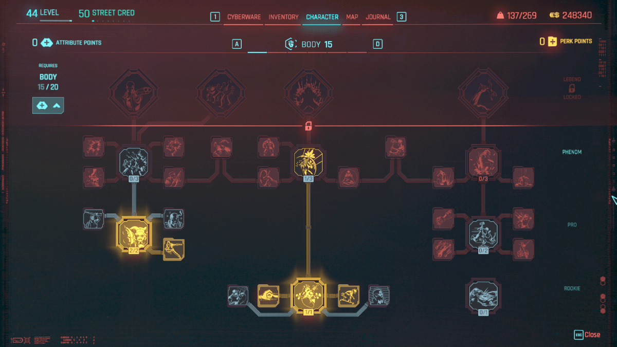 Understanding the New Skill Tree in Cyberpunk 2077 - All New Perks and ...