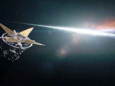 Starfield Spacestation In Space