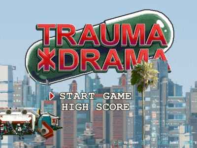 Trauma Drama Start Screen In Cyberpunk