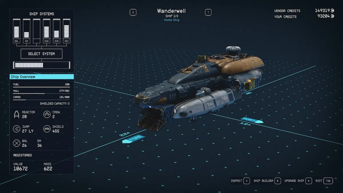 Class A B And C Ships In Starfield Ship Classes Explained Reactor