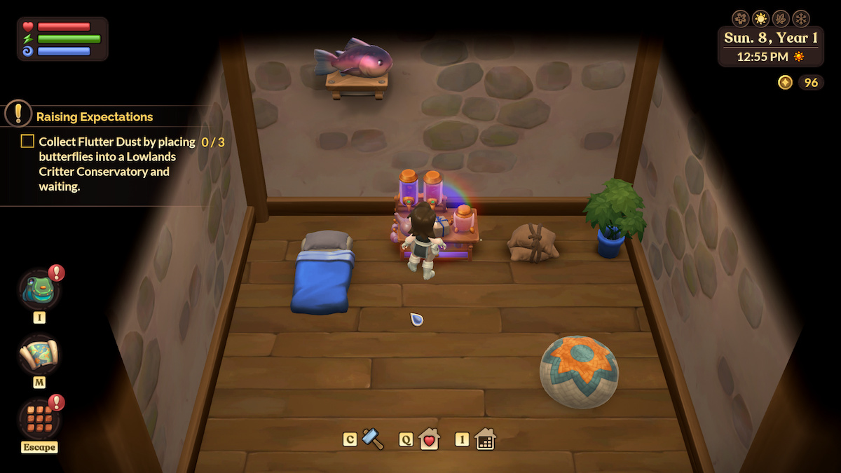 Fae Farm: How to make a Fish Shelf