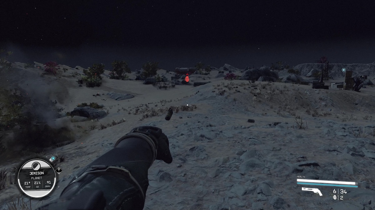 How to throw grenades in Starfield