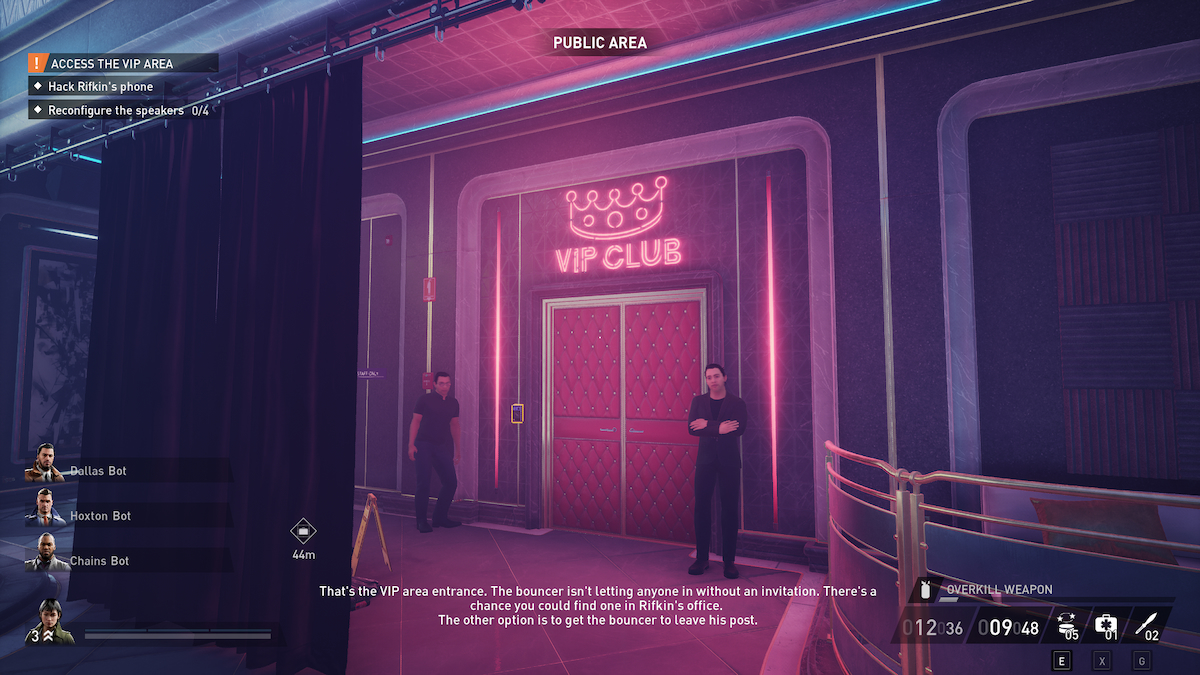 Payday 3 Вход в VIP-клуб