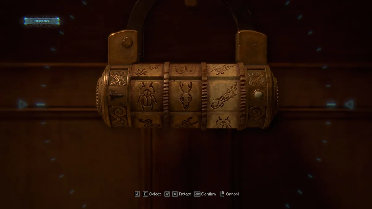 Resident Evil 4 Separate Ways: Collection Room lock puzzle solution