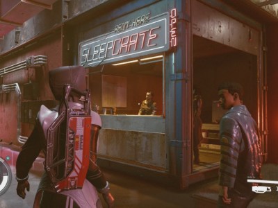 Starfield Sleepcrate Business In Ebbside In Neon Core