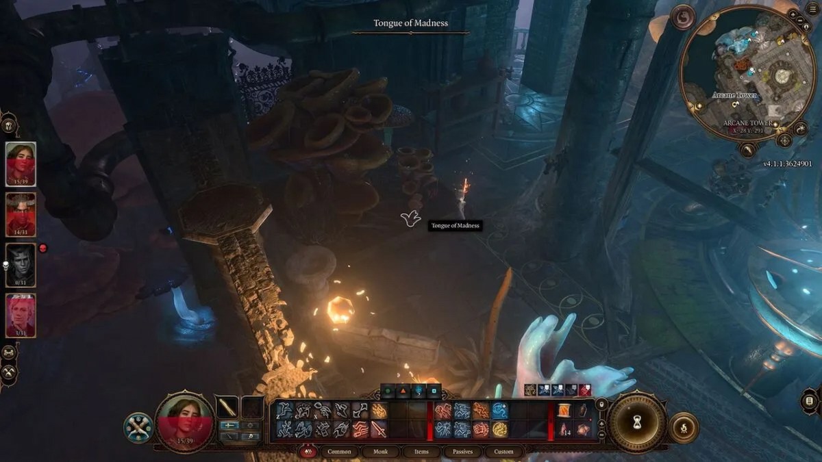 Where to find Tongue of Madness and Tinmask Spores in Baldur’s