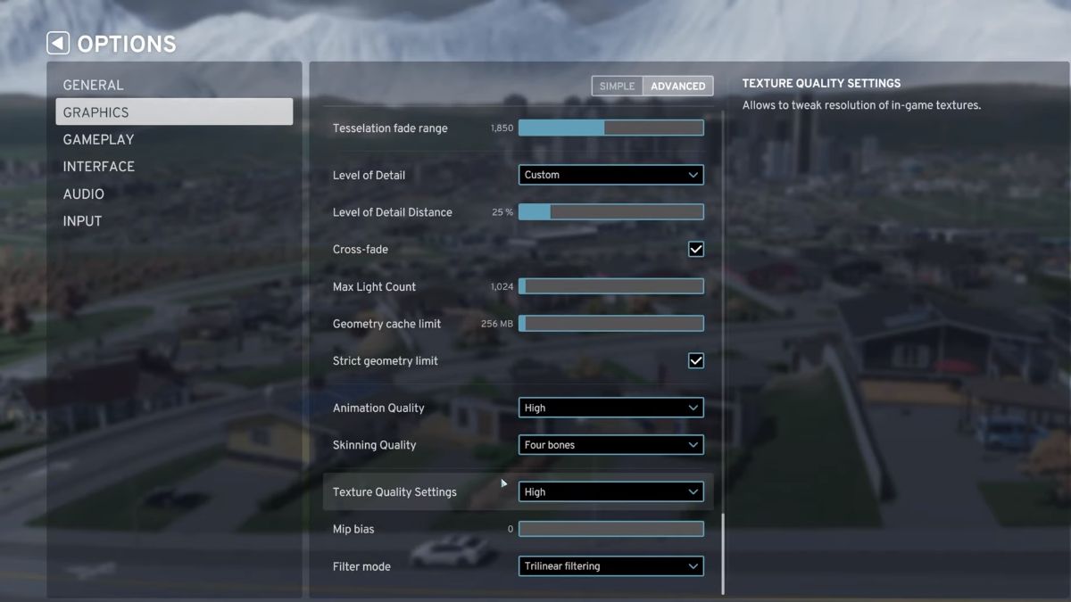 Best settings for low end PCs in Cities Skylines 2