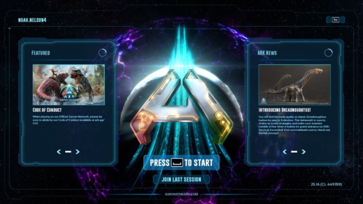 Ark Survival Ascended Home Page