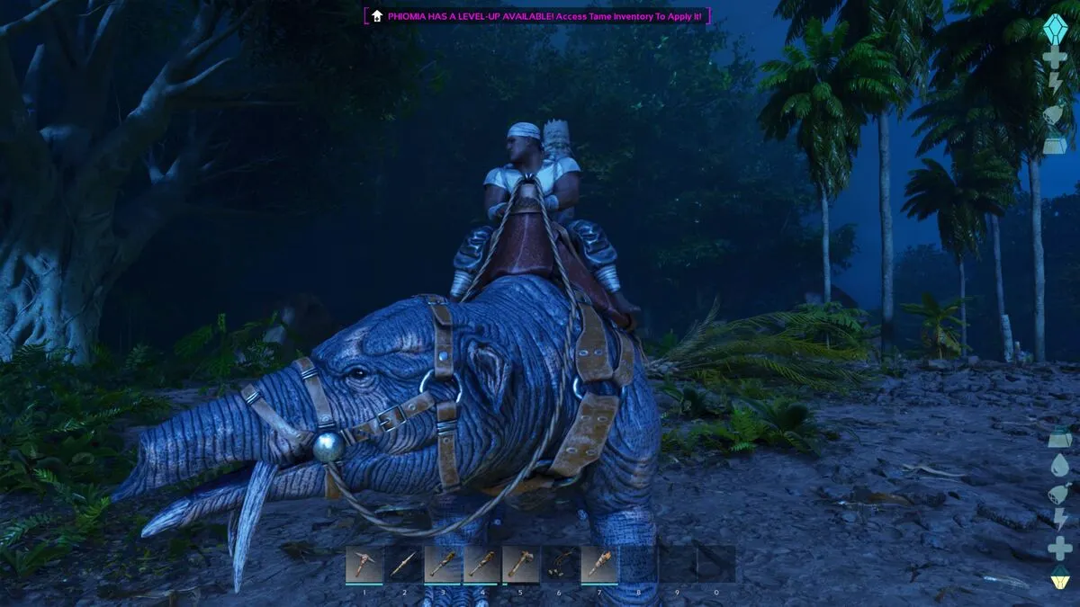 Ark Survival Ascended How To Tame A Phiomia