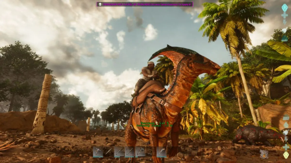 Ark Survival Ascended How To Tame A Parasaur