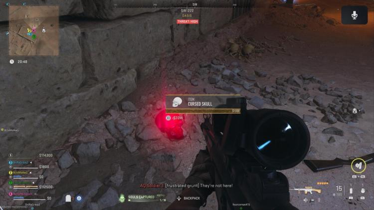 Call Of Duty Operation Nightmare Pharaoh Проклятый череп