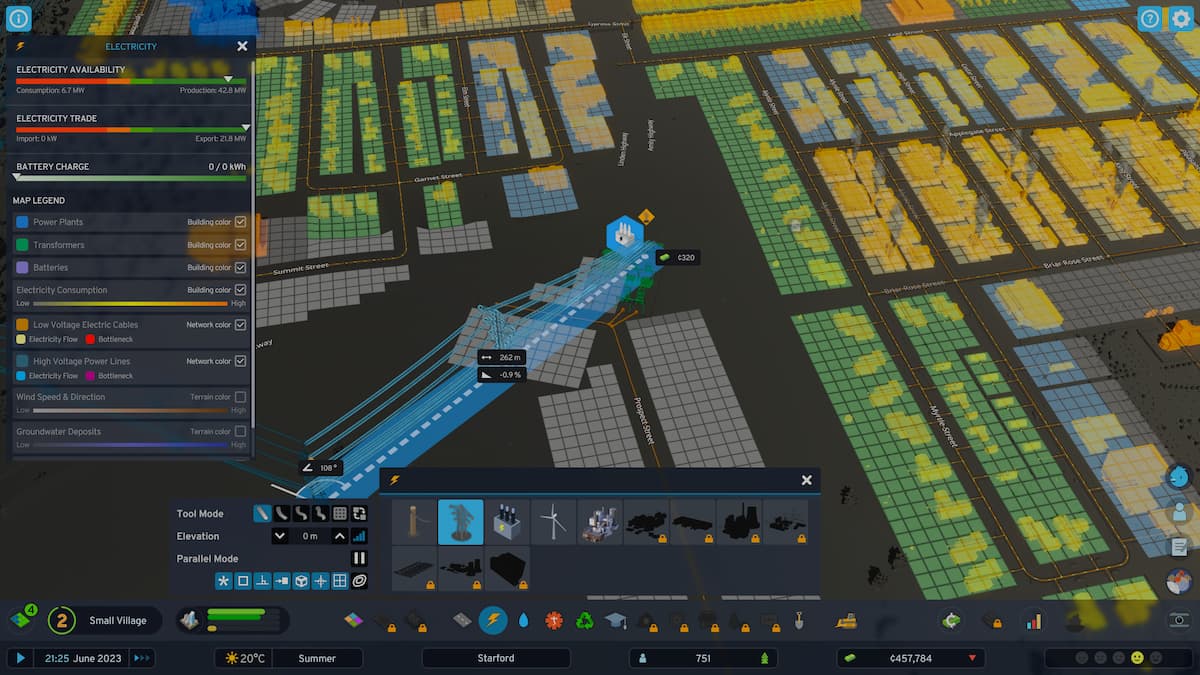 How to connect power lines in Cities Skylines II