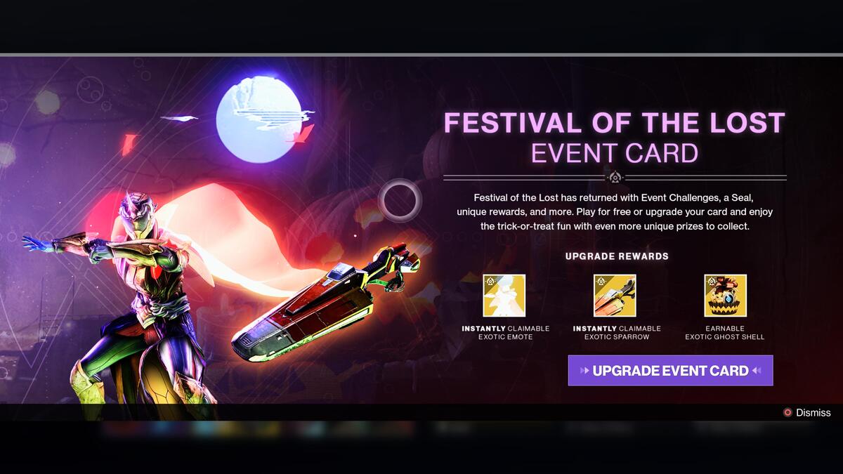 Festival Of The Lost Event Card