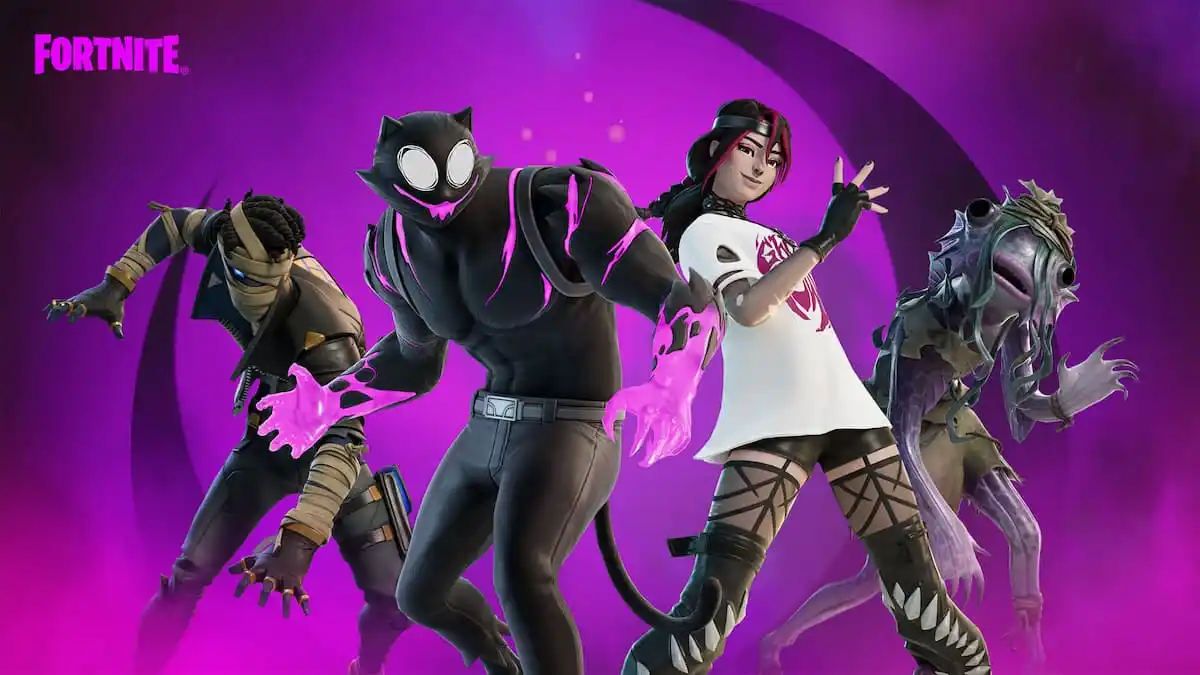 Fortnitemares Skins Next To Each Other