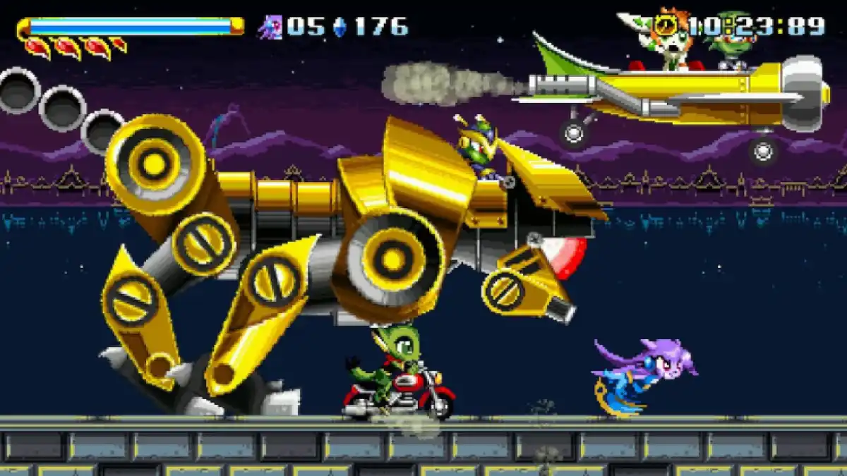 Freedom Planet Characters Running Right