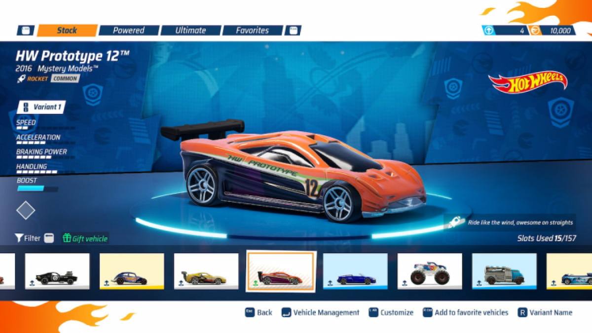 Hw Prototype 12 Hotwheels Unleashed 2: с турбонаддувом
