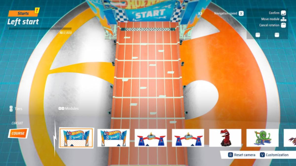 Hotwheels Unleashed 2 Turbocharged Track Building Selection