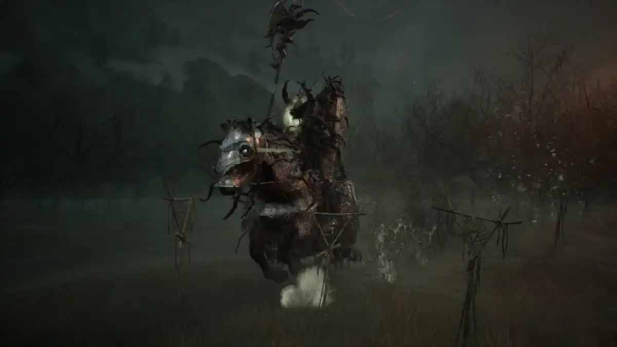 Hushed Saint On Horse In Lords Of The Fallen