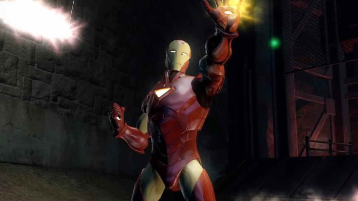 Marvel Ultimate Alliance 2 Iron Man Shooting Away