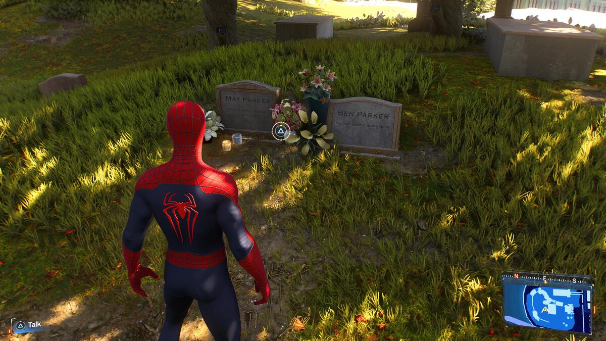 Marvel's Spider Man 2 Aunt May Uncle Ben Grave