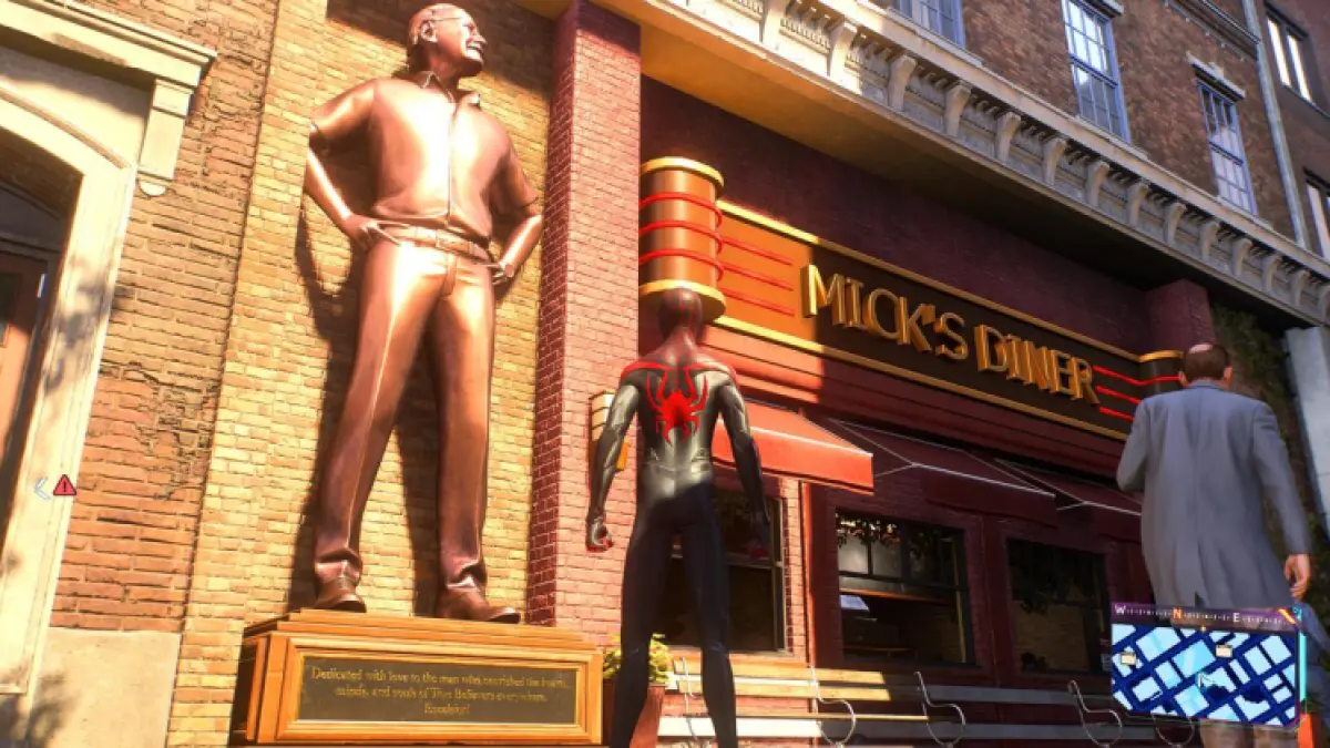 Marvel's Spider Man 2 Stan Lee Statue