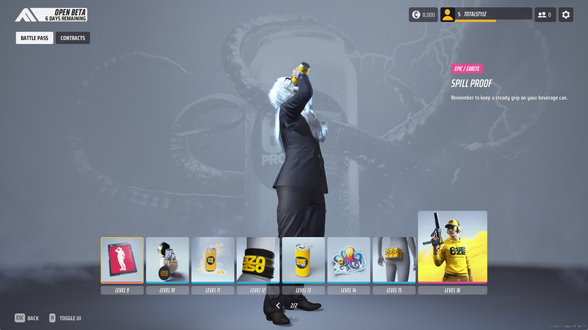 Does battle pass progress carry over after the Beta in The Finals