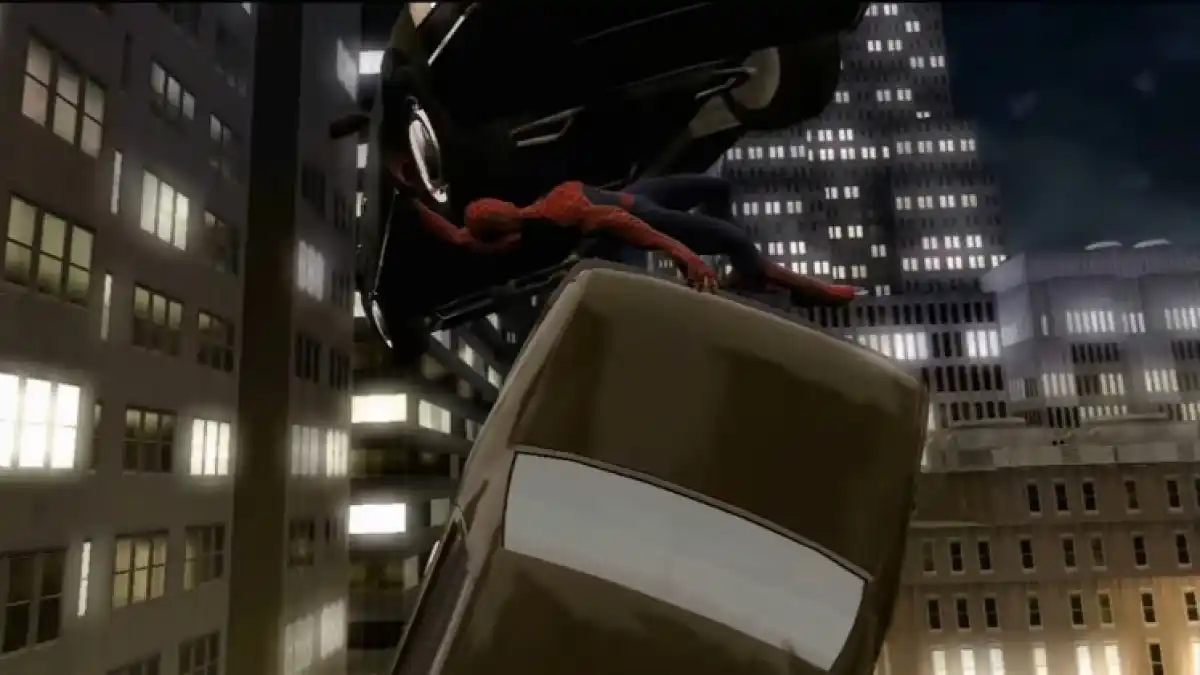 Spider Man 3 Dodging Cars Mid Air