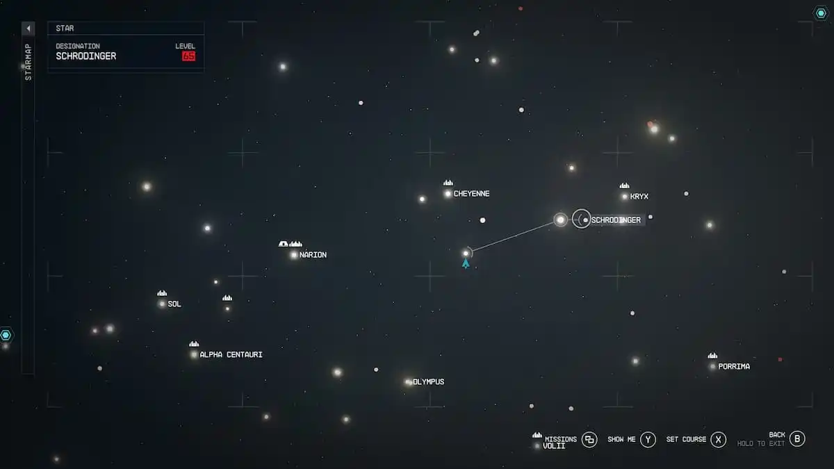 Starfield Schrodinger On Starmap