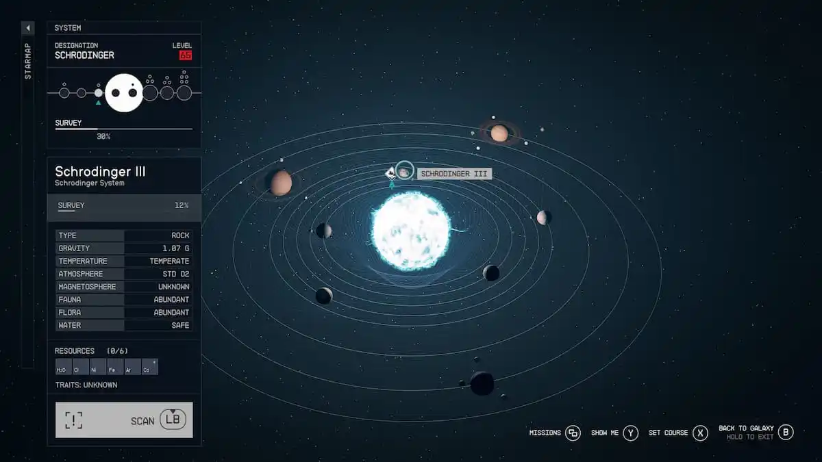 Starfield Schrodinger Iii In Planetary System Map