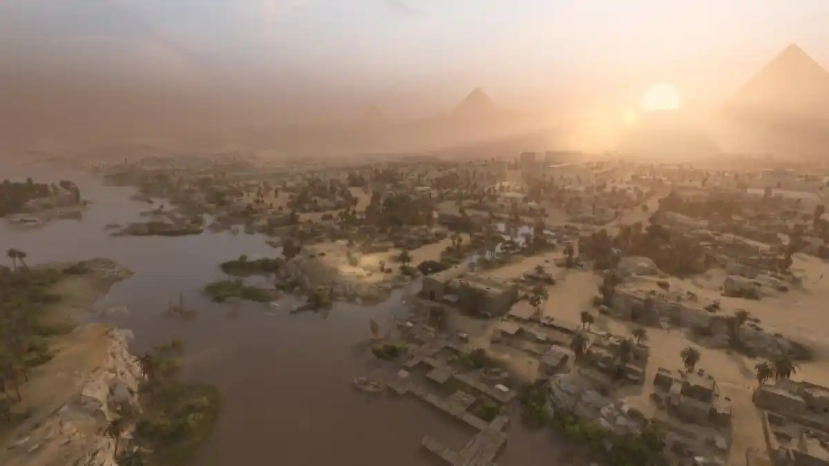 Total War Pharaoh Land Of Egypt With Buildings