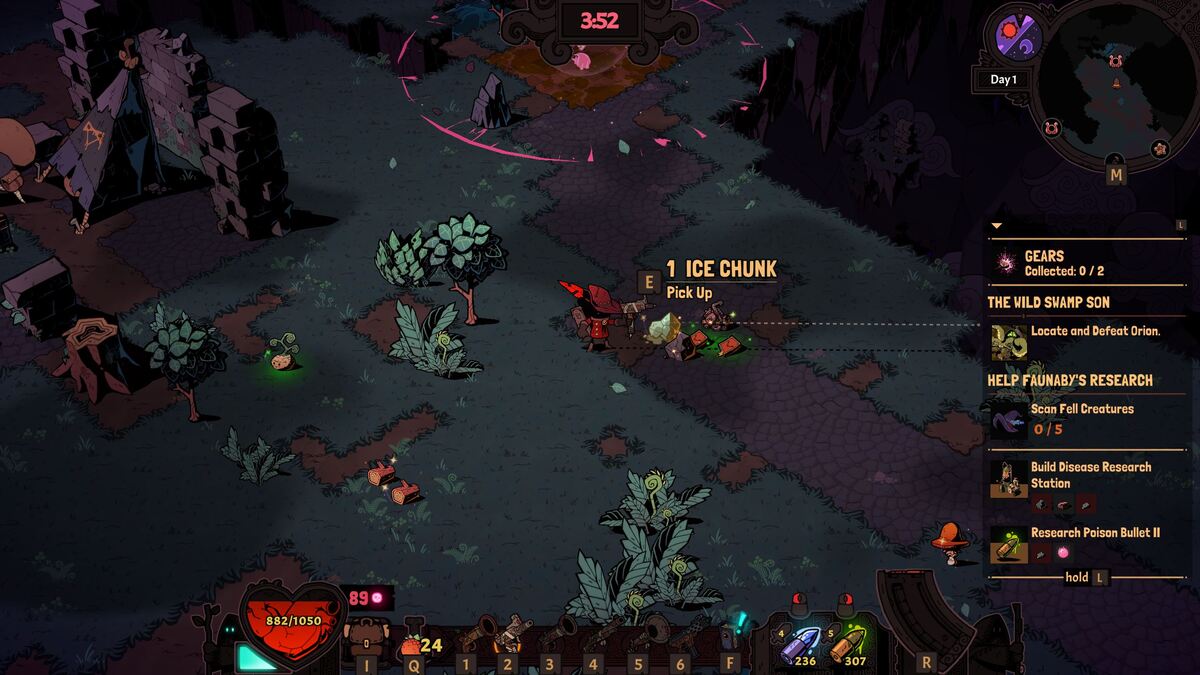 Wizard With A Gun Ice Chunks