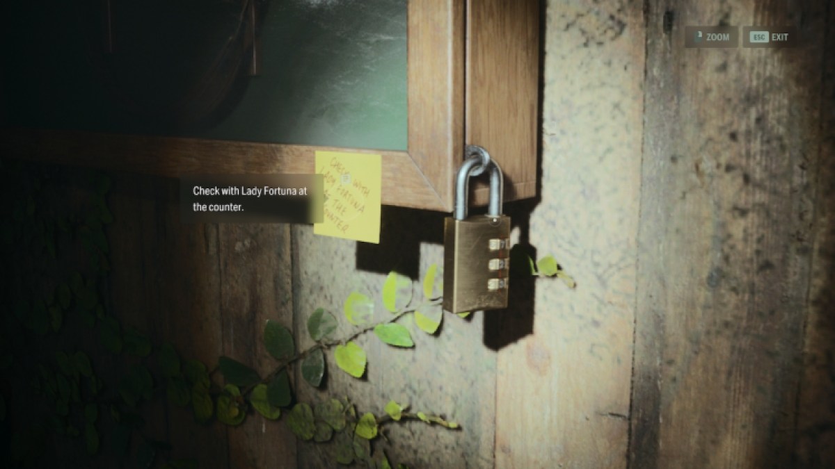 Alan Wake 2 Как разблокировать замок для дробовика в универсальном магазине