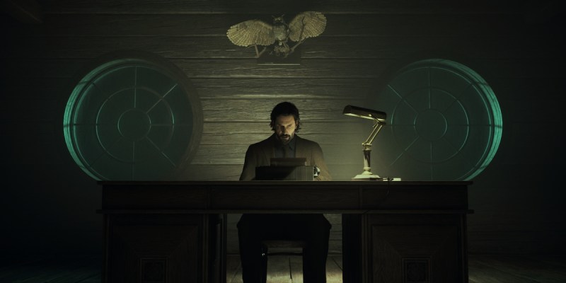 Комната автора обзоров Alan Wake 2