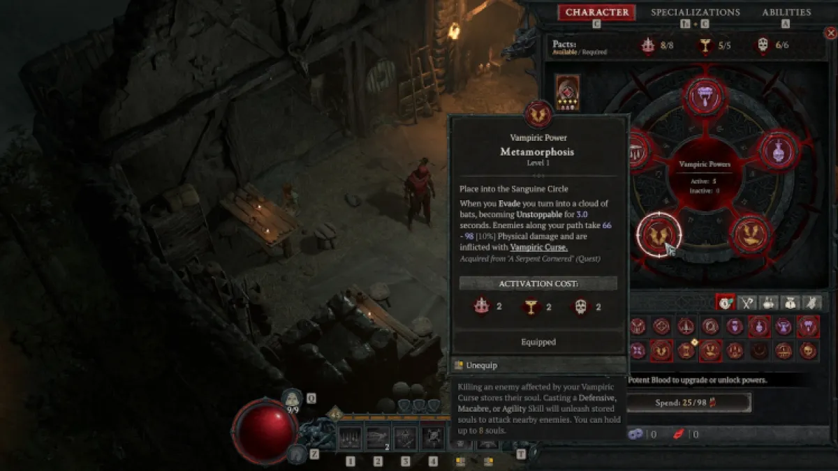 Best Vampiric Powers For Rogues In Diablo 4 Ranked Pacts