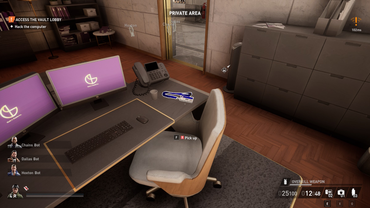 Как получить ключ-карту Gold и Shark Blue в Payday 3