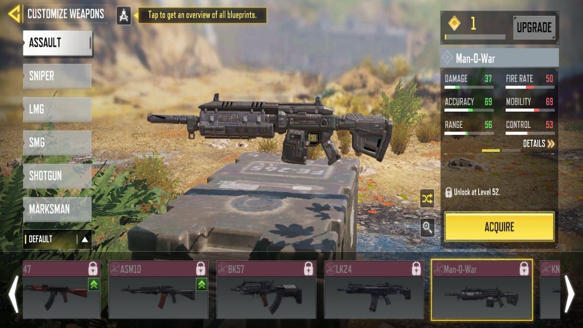 Best Assault Rifles in Call of Duty Mobile
